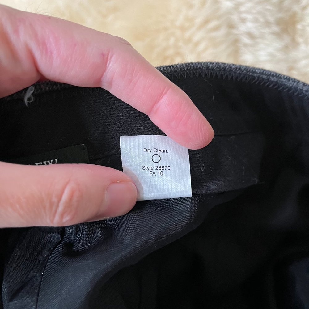 J. Crew Glen Plaid 1035 Trouser in Charcoal - Picture 6 of 7
